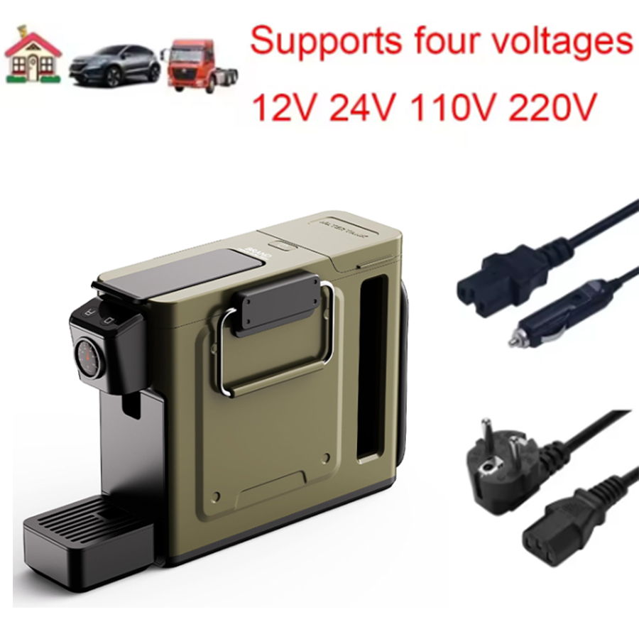 AR-60CF-12 12V 300W DC 500ML Arier OEM Manufacturer Multicooker Coffee Pod Machine for Truck Kitchen & Travel RV Camping